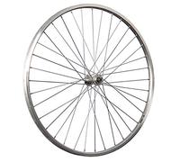 Roue Avant de vélo 28 Pouces avec Jante Double paroi 622-19 à Blocage Rapide, argentée