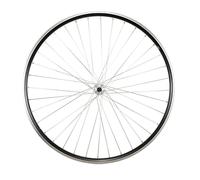 Roue vtc 28 av blocage jante noir mach1 er10. moyeu shimano tx500 v-brake 36t