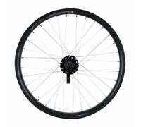 Roue avant disque double paroi avec oeillets moyeu 6 trous blocage Velox Kargo VAE Noir