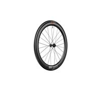 Dt Swiss Erc 1100 Dicut 45 Disc Cl Tubeless + Continental Aero 111 700 X 29 Road Front Wheel Argenté 12 x 100 mm Black