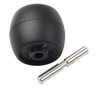 Roue avant en caoutchouc pour robots aspirateurs Roborock - Impression 3D, essieu en acier inoxydable et roulements à billes à bride, convient pour S7/S7 MaxV/S8/pour Q For Revo Series