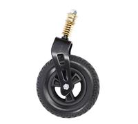 Roue avant en fauteuil roulant 7 pouces Solide rouleau en fauteuil roulant à 360 degrés Pu Wheel Hub Universal Rollator Whelat with Shock Absorption Spring pour Woelchairs Walkers
