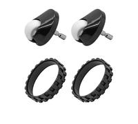 Roue avant et pneus de rechange les aspirateurs compatibles avec IRobot Roomba séries 500/600/700/800/900 (860, 870, 675, 880, 960, 980) - Pièces antidérapantes(4pcs)