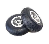 Roue Avant Gonflable 9 Pouces pour Fauteuil Roulant Électrique 1 Paire, Moyeu en Aluminium avec Roulement, 2.8/2.5-4 Pneus Gonflables