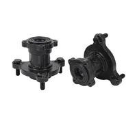 Roue avant Jante Moyeu Heavy Duty En Alliage D'acier Disque De Frein Moyeu De Roue avec 3 Boulons de Roulement pour 110cc 125cc 150cc 200cc ATV Quad Aller Kart Vélo