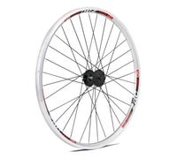 Gurpil Zac M475 26´´ 6b Disc Mtb Front Wheel Blanc 9 x 100 mm Silver