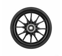 Roue avant pour scooter électrique Kukirin G2 Pro Db - Roue avant en alliage d'aluminium léger - Pièce de rechange noire pour une conduite fluide et une installation facile sur des terrains accidentés