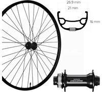 Roue avant Roland 27,5" Disc Centerlock noire SE RIVAL 21 aluminium HB-M6010 axe traversant 100mm