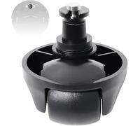 Roue avant silencieuse - Pneu silencieux - Roue silencieuse pour Dreame D9/L20 Ultra/L40 Ultra/L10s Pro Gen2/L10s Pro Ultra Heat/L10s Pro Ultra/X40 Ultra/X40 Master/L40 Ultra AE4/D9 Max Gen 2