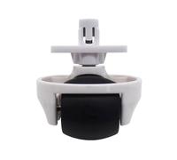 Roue avant silencieuse pour robot aspirateur - Roue avant silencieuse - Roue avant - Pneu pour balayeuse Roborock S65/S55 Max/S65 Pure/S7/S8/T7S/T8/G10/G20 - Roue universelle (blanc)