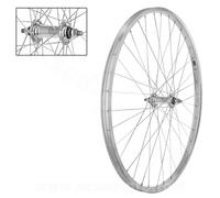 Magnum Roue VTT 26" Avant Mach1 M110 Evo, Axe plein, Écrou, V-brake, Jante argent, Moy Miche 36T