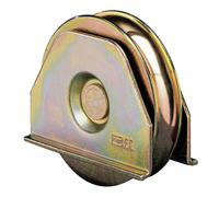 Roue avec plaque gorge ronde 140 mm FRATELLI COMUNELLO 332-140