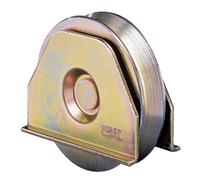 Roue avec plaque gorge V 140mm - FRATELLI COMUNELLO - 330V-140