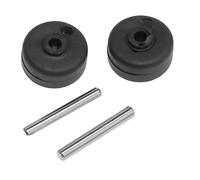 Roue + axe compatible avec/rechange pour Rowenta SS-7235005093 X-PERT 6.60 aspirateur portable sans fil