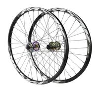 Roue Bicyclette 24 Pouces Paire De Roues VTT 100/135mm Libération Rapide Frein à Disque Jantes Vélo De Montagne Adolescents Moyeux Roulement Cassette 8-12 Vitesses