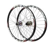 Roue Bicyclette 24 Pouces Paire De Roues VTT 100/135mm Libération Rapide Frein à Disque Jantes Vélo De Montagne Adolescents Moyeux Roulement Cassette 8-12 Vitesses