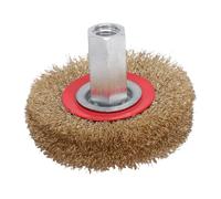 Roue Brosse Métallique Marine, Brosse Circulaire en Acier au Carbone, 22