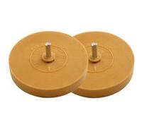 Roue caoutchouc gomme pour éliminer les adhésifs (lot de 2)