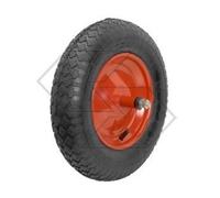 Roue Caoutchouc Pleine pour Brouette Chariot Motofaucheuse Ø 12x25mm Ø Ext 330mm