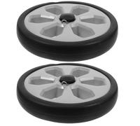 Roue Chariot de Remplacement 2 Pièces ABS EVA pour Trolleys Noirs | Roue de Chariot, Roues de Remplacement, Stabilité et Résistance à L’usure, Usage Intérieur et Extérieur