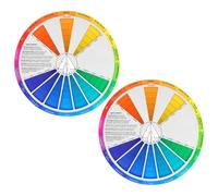 Roue Chromatique Dessin 2 Pièces Guide de Mélange des Couleurs