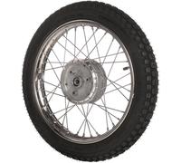 Roue complète 1,6x16" jante en acier inoxydable + rayons en acier inoxydable + pneus Heidenau K32