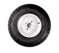 Roue complète 10 pouces - 5.00-10 pneu + jante - diamètre de trous: 4x100 -