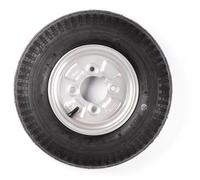 Roue complète 10 Pouces - Pneu 145/80R10(145R10) + Jante - Graisseur Cercle de
