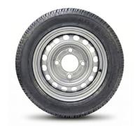 Roue complète 135/80R13 13" - 4 Trous - Entraxe 130mm - Déport 20 - Pour remorque - 13 pouces - Largeur 135mm - Indice de vitesse T 190km/h - Indice de charge 70 (335kg)