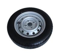 Roue complète 155/80R13 13" - 4 Trous - Entraxe 100mm - Déport 30 - Pour remorque - 13 pouces - Largeur 155mm - Indice de vitesse N 140km/h - Indice de charge 84 (500kg)