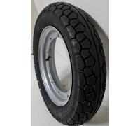 Roue complète 3.50-10 51J tubless compatible avec Piaggio PX 125/150/200cc pneu chambre à air jante montée et gonflée