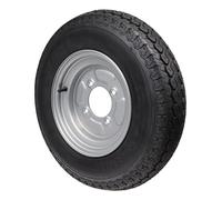 Roue complète pour remorque 4,50 10 400 kg Trou central 85 mm Cercle de boulonnage 4 x 115 Pneu cercle de boulonnage français 3,50 l x 10 H2 ET 0