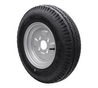 Roue complète Stema 4.50-10 - 400 kg - 4 x 100 - Pour remorque - 4,50 x 10 - 76 m