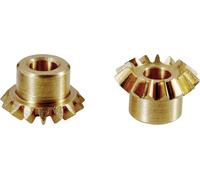 Roue Conique En Laiton Reely Type De Module: 0.5 Nombre De Dents: 15, 15 1 Paire-Reely