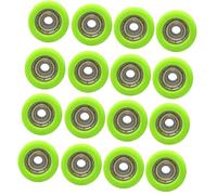 Roue coulissante de porte de fenêtre avec caoutchouc de, 16 pcs | 16 pièces adaptées à l ' installation de garde-robe dans les bureaux à domicile sur rails et rails pour un