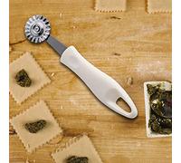 Roue coupe-papier en acier inoxydable avec poignée ergonomique, taille pâte crantée pour feuilletée à la main multifonctionnelle, pour pâtes faites maison, Ravioli Tortelli Cappelletti