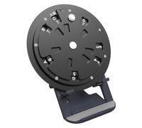 Roue d ' accords de guitare multifonctionnelle en alliage d ' aluminium, cercles de cinquièmes, outil d ' éducation musicale pour étudiants, enseignants, roue de tableau d ' accords de guitare