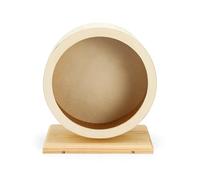 Roue d ' Exercice en Bois pour Hamster, Rouleau muet et Base pour Petit Animal de Compagnie, favorisant la santé, Jouet de Divertissement, Roue de Course pour Hamster
