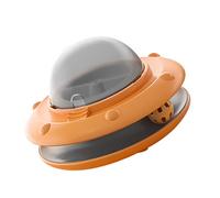 Roue d ' exercice pour chats à régulation automatique, dispositif de distribution de collations à libération lente avec plusieurs modèles de mouvement, jouet d ' exercice pour chats activé par le