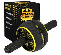 Roue d'abdominaux, rouleau de roue abdominale et tapis de genou, rouleau pour entraînement abdominaux, rouleau de roue abdominale pour entraînement du tronc, roues d'exercice pour abdominaux,