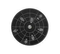 Roue d'accords de guitare ronde - Outil d'accord musical éducatif - Accessoires faciles à utiliser - Théories musicales - Apprentissage de la plaque