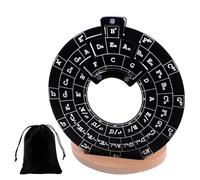 Roue d'accords de théorie musicale - Guitare des cinquièmes disque, stable et claire - Aide pédagogique à long terme | Outil d'apprentissage visuel pour les débutants en guitare, pour la pratique et