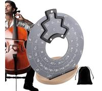 Roue d'accords d'instrument de mélodie en alliage d'aluminium, disques de théorie musicale pour guitare Jantes des coulisses | Roue robuste pour accords sur disque de théorie musicale pour guitare