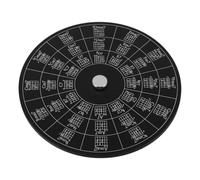 Roue D'accords en Alliage D’aluminium Noir pour Musiciens Professionnels | Référence Visuelle des Accords, Changements Rapides de Tonalité, pour Compositions, Répétitions et Scènes