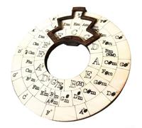 Roue d'accords en bois innovante, une ressource essentielle pour comprendre les concepts musicaux