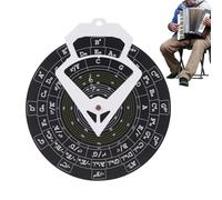 Roue d'Accords - Poster Pédagogique de Théorie Musicale Murale - Disque Portable d'Assistant pour Débutants Pratique Instrument Mélodique Adultes