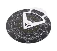 Roue d'Accords - Poster Pédagogique de Théorie Musicale Murale,Disque Portable d'Assistant pour Débutants Pratique Instrument Mélodique Adultes