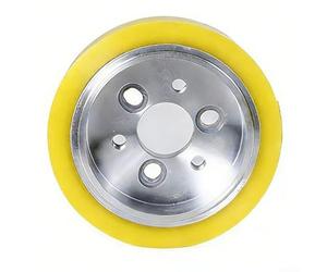 Roue d'alimentation en polyuréthane pour rabot à quatre côtés modèle RIA, rouleau d'alimentation avec noyau en aluminium, roue d'entraînement résistante à l'usure pour machines à bois (F)