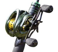 Roue d'appât - Moulinets rotatifs | 8 kg max Drag Baitcasting Outil de moulinet multi-usage et léger Accessoire de pêche portable pour les amateurs débutants professionnels