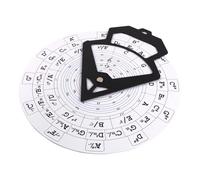 Roue d'apprentissage de la guitare 30 cm Tableau de référence avec notation du personnel et échelle des relations